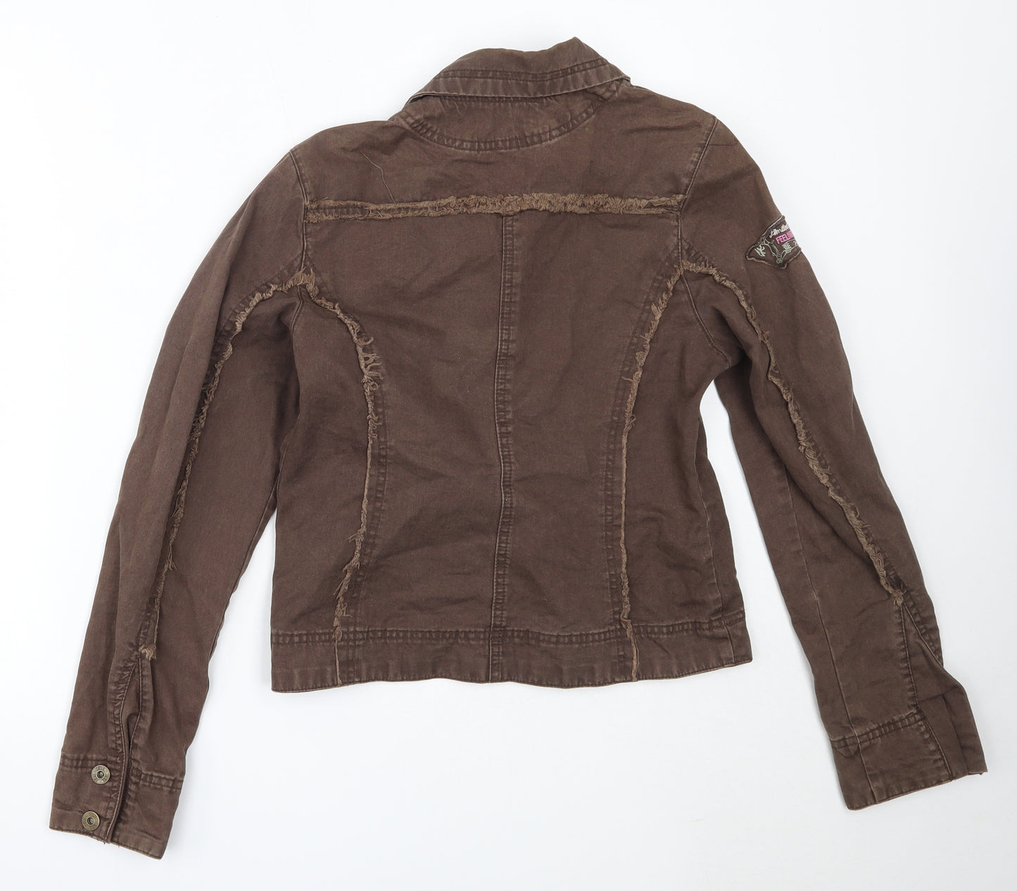 Zoe Womens Brown   Jacket  Size 12