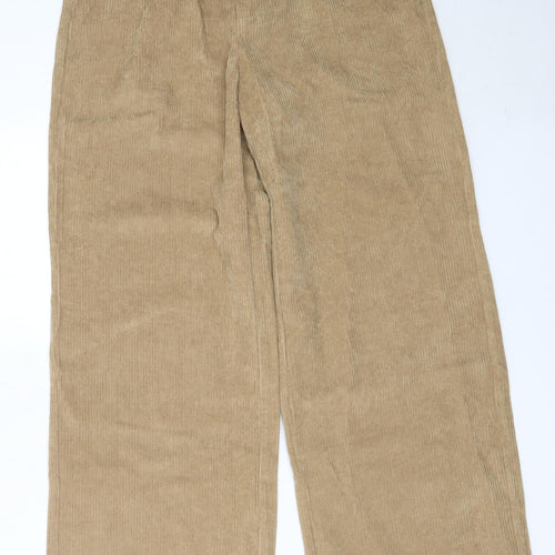 SheIn Womens Beige  Polyester Trousers  Size XS L28 in Regular