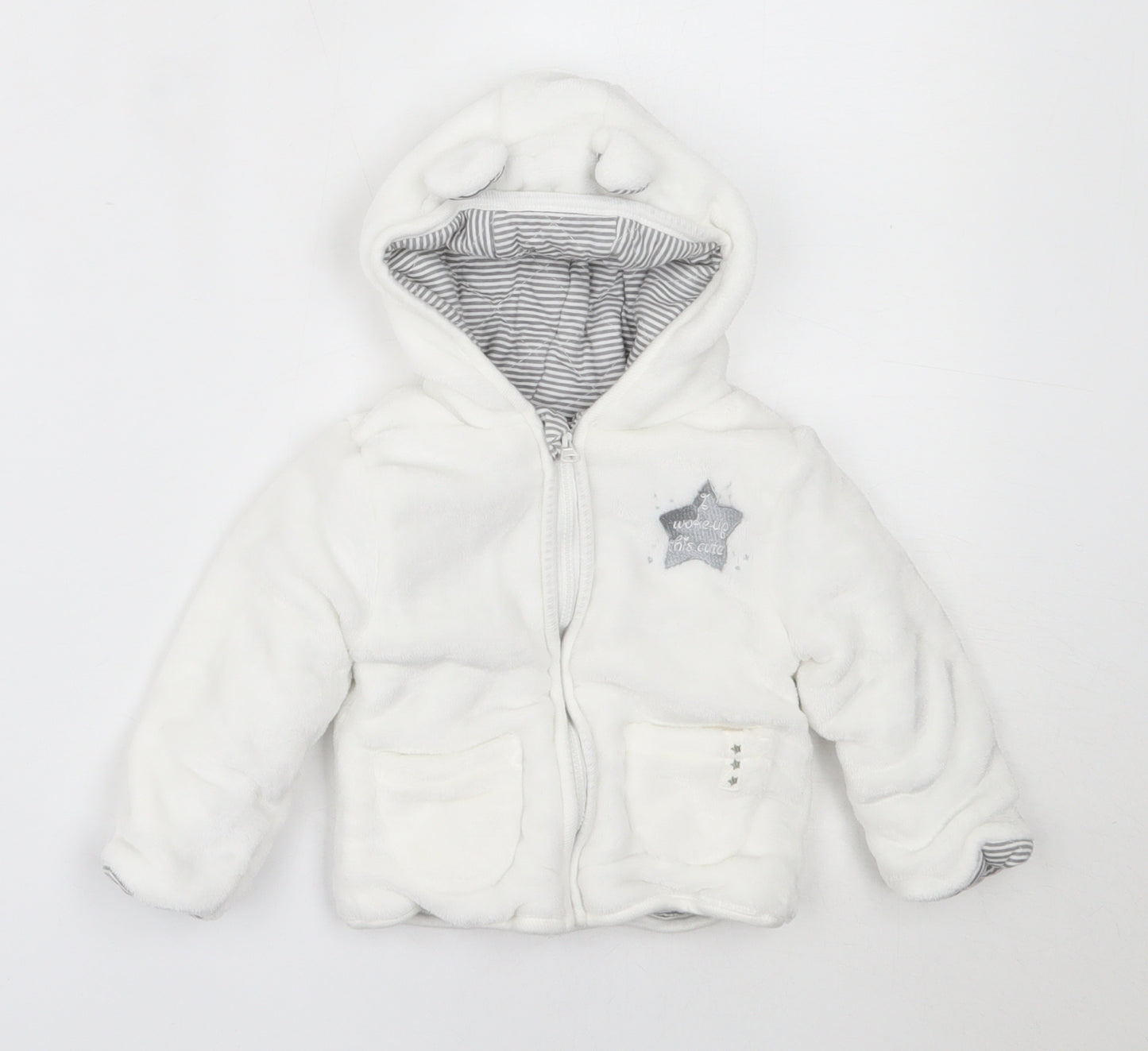 Primark Baby White   Jacket  Size 3-6 Months