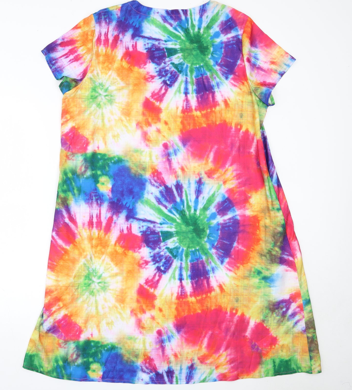 Tendency Womens Multicoloured  Polyester Shift  Size XL  V-Neck