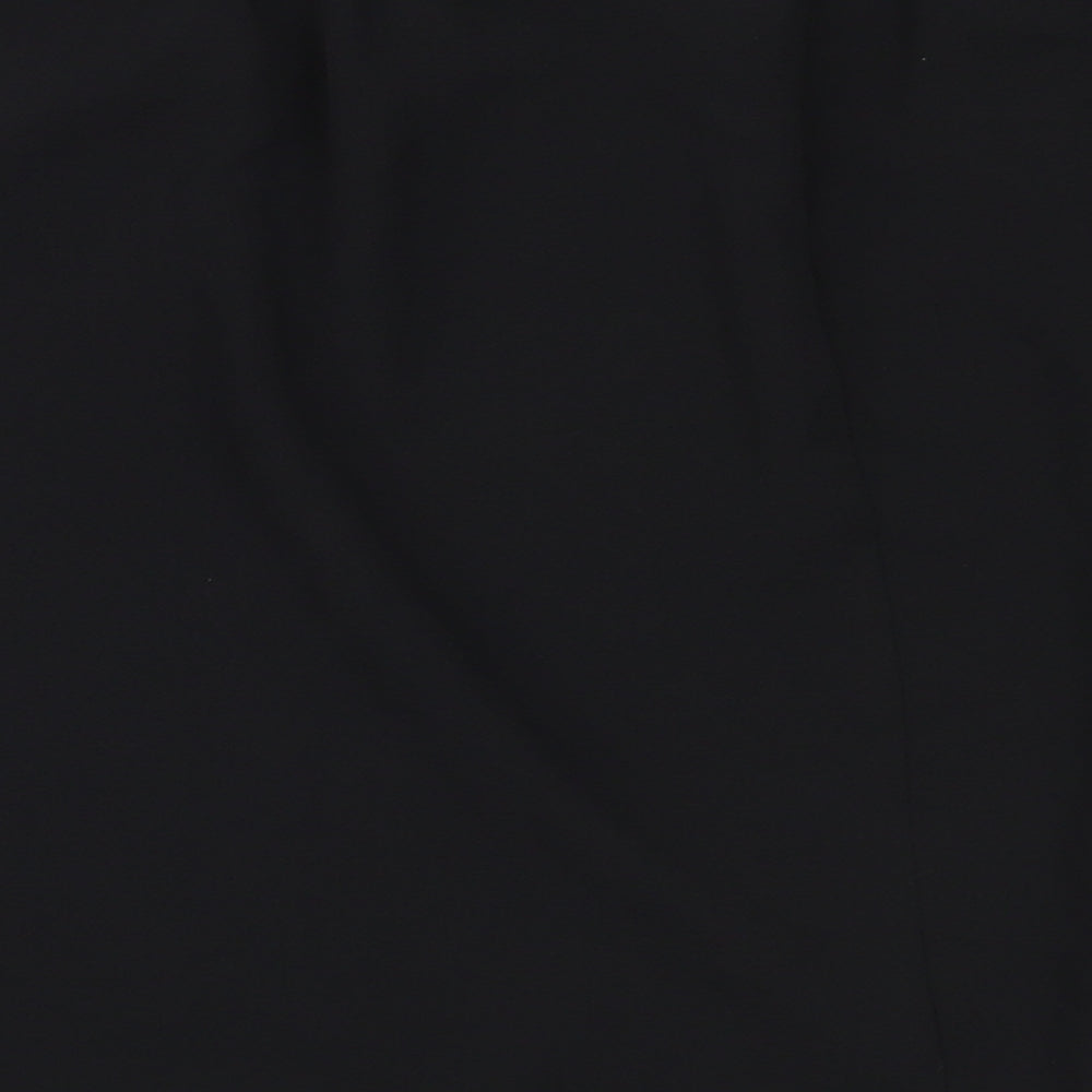 Primark Womens Black  Polyester Basic Button-Up Size 18 Off the Shoulder