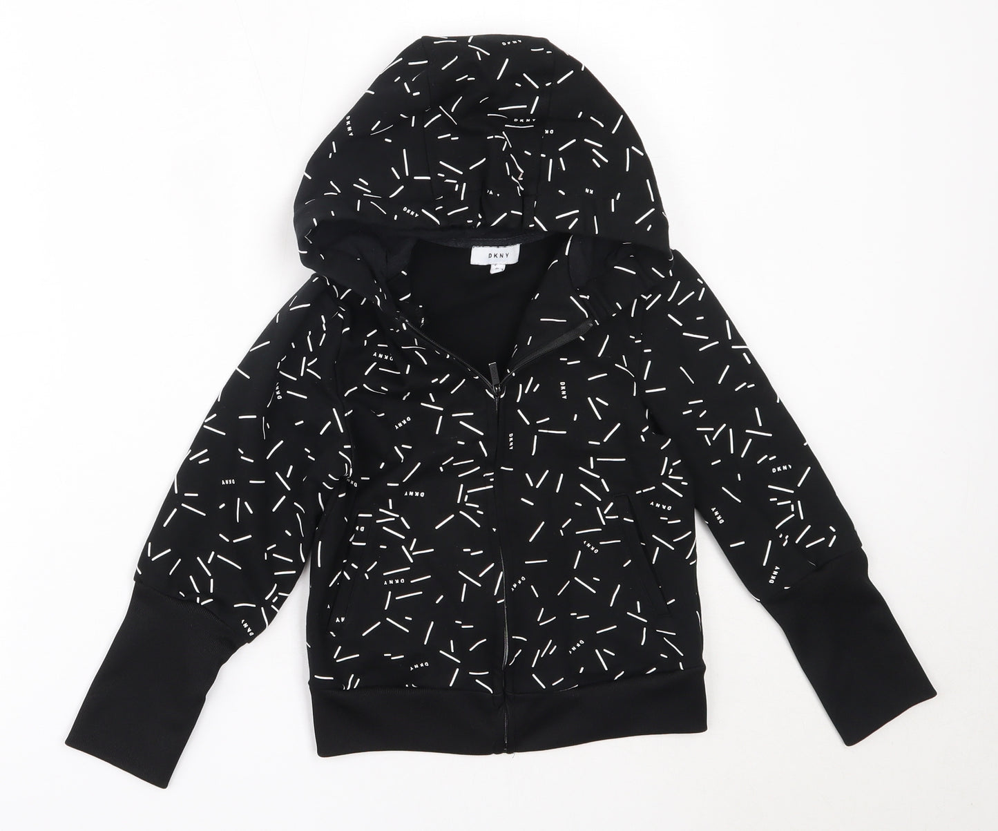 DKNY Girls Black   Jacket  Size 8 Years