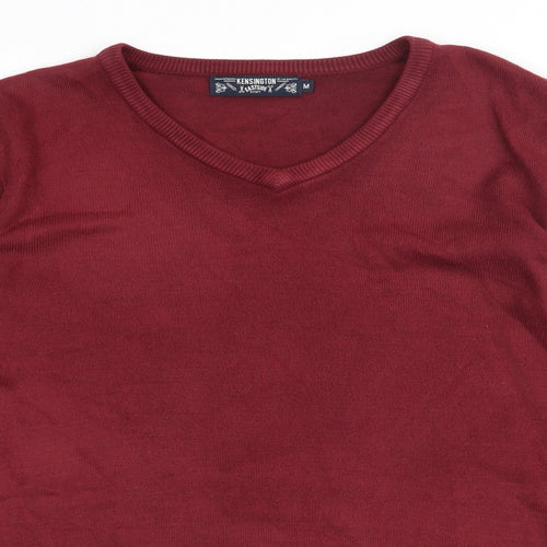 Kensington Mens Red  Acrylic Pullover Sweatshirt Size M