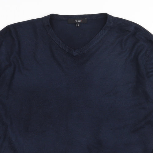 Debenhams Mens Blue  Acrylic Pullover Sweatshirt Size S