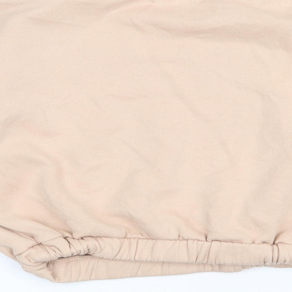 Matalan Girls Beige  Polyester Pullover Sweatshirt Size 13 Years  Pullover - Just be you, cropped
