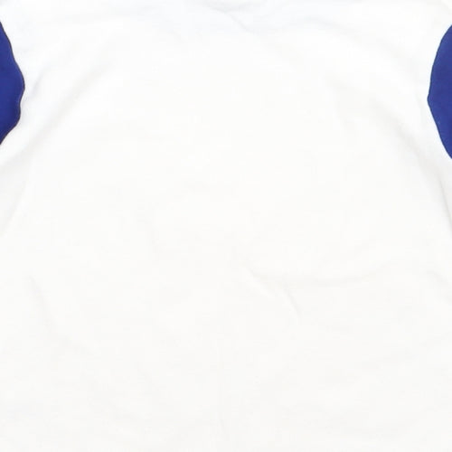 George Boys Blue Geometric Cotton Basic Casual Size 3-4 Years Crew Neck Pullover - Ryans world