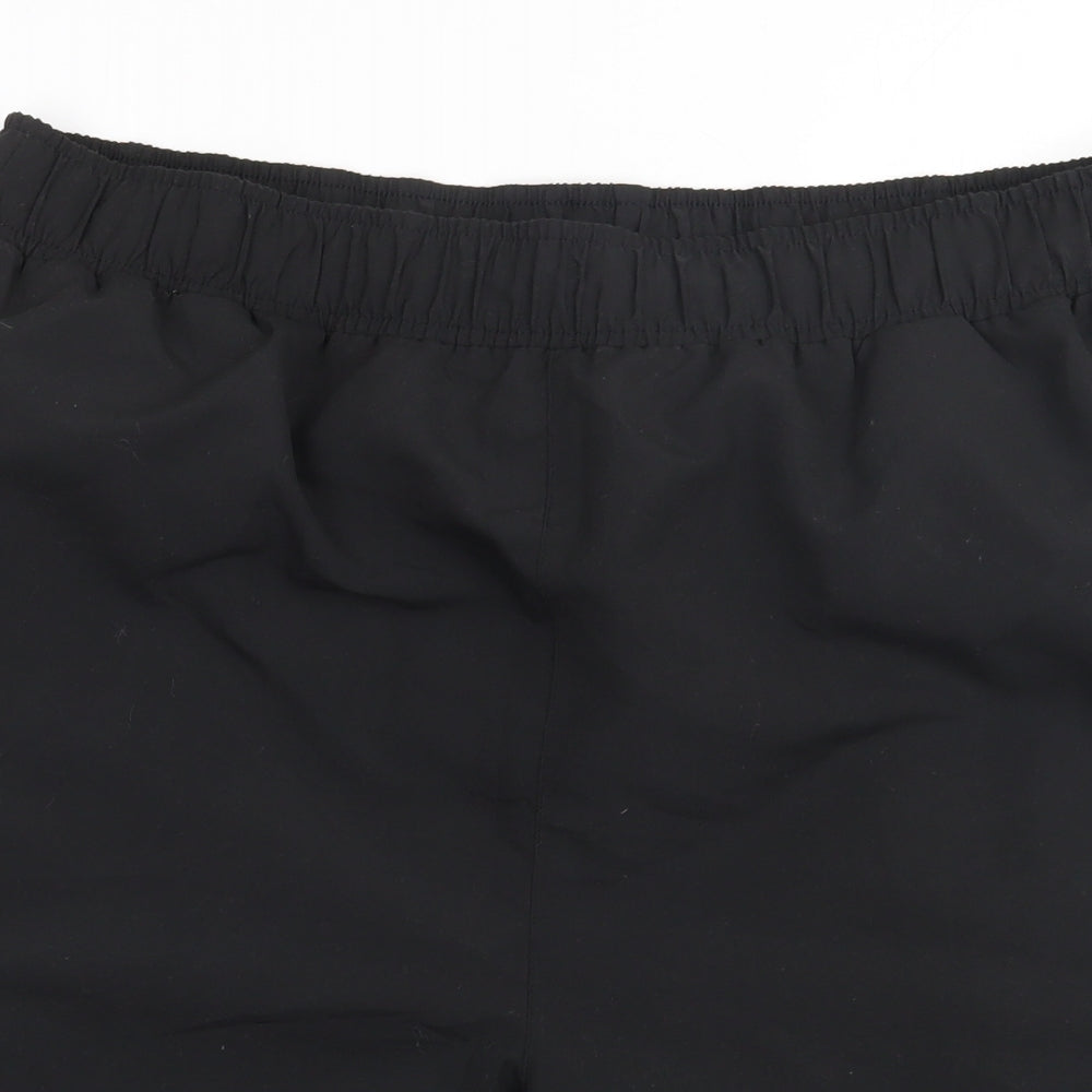 Lonsdale Mens Black  Polyester Sweat Shorts Size 4XL L10 in Regular Tie