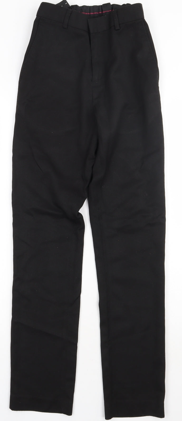 Winterbottom's Mens Black  Polyester Trousers  Size 29 L31 in Regular Hook & Eye