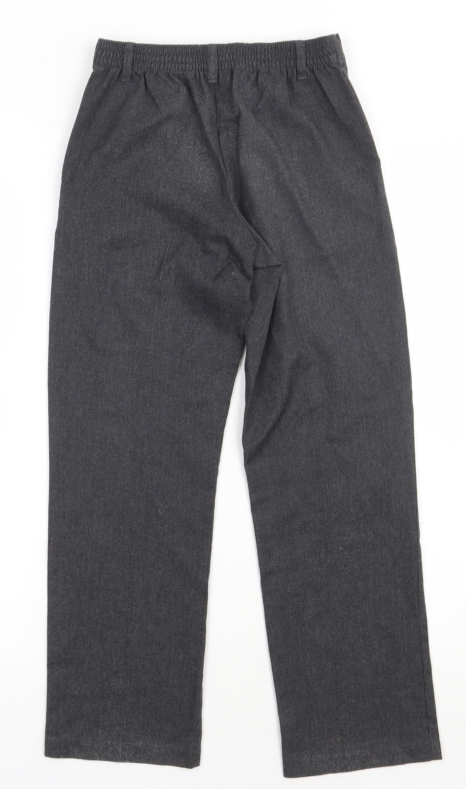 George Boys Grey  Polyester Capri Trousers Size 9-10 Years  Regular Hook & Eye - school Wear