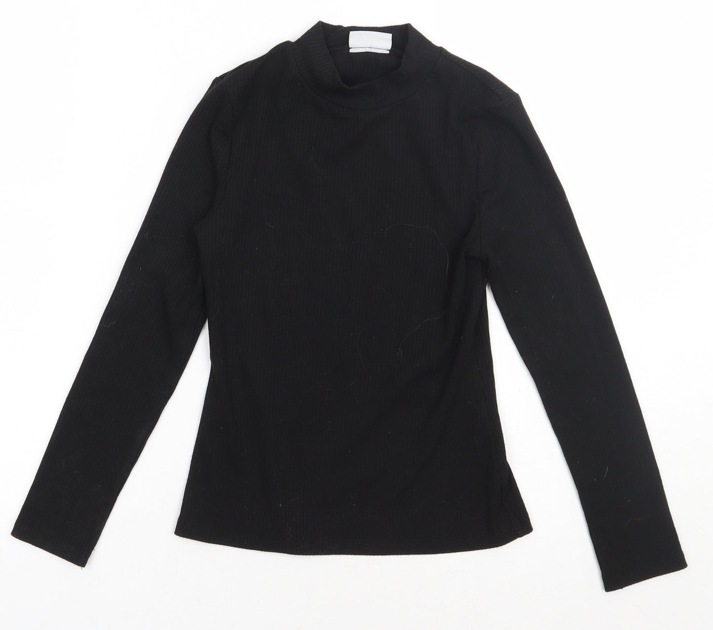 Matalan Girls Black  Polyester Basic Casual Size 9 Years Crew Neck Pullover