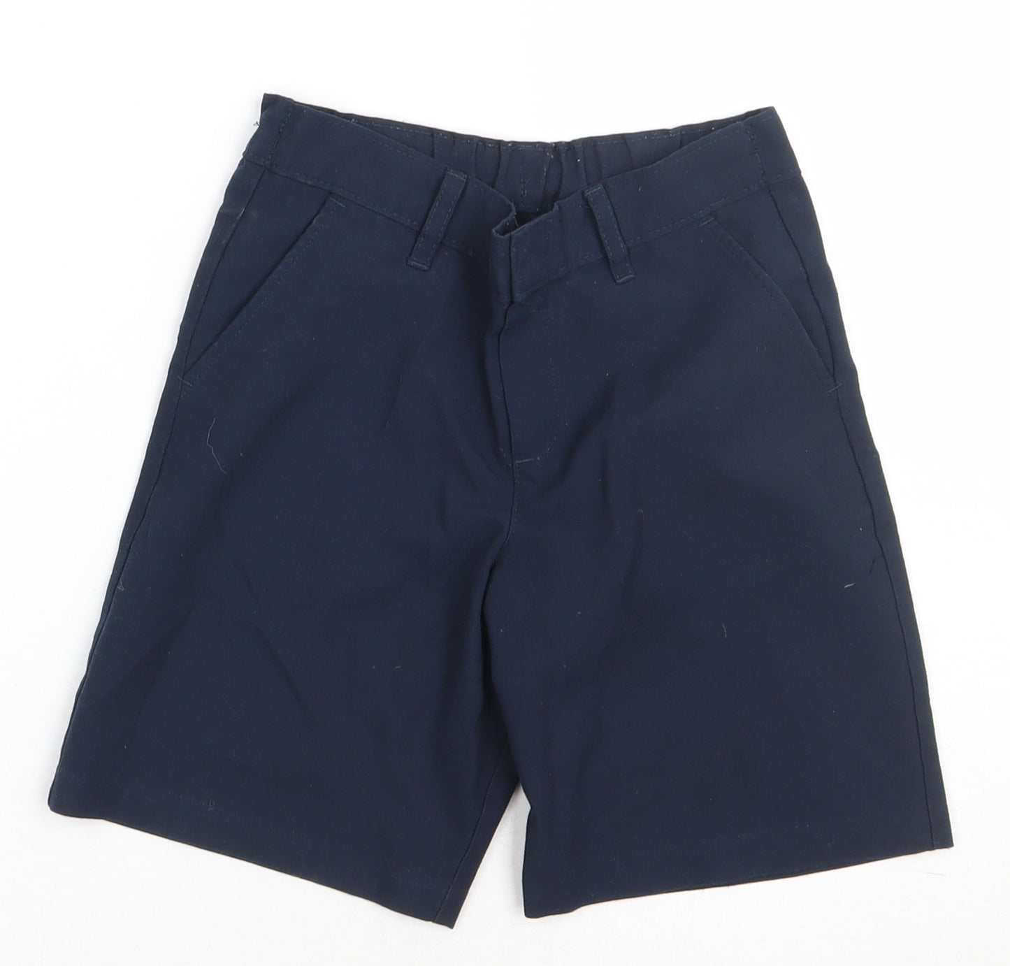 Marks and Spencer Boys Blue  Polyester Bermuda Shorts Size 5-6 Years  Regular