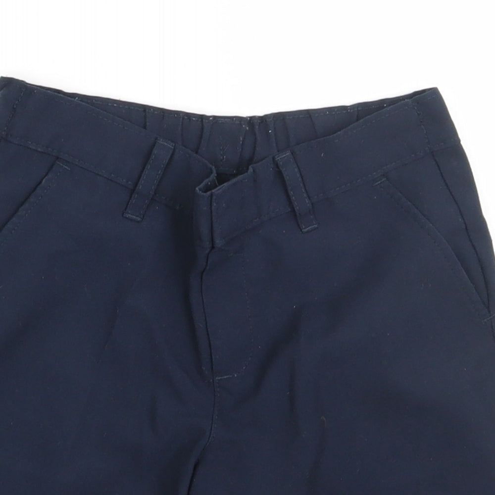 Marks and Spencer Boys Blue  Polyester Bermuda Shorts Size 5-6 Years  Regular