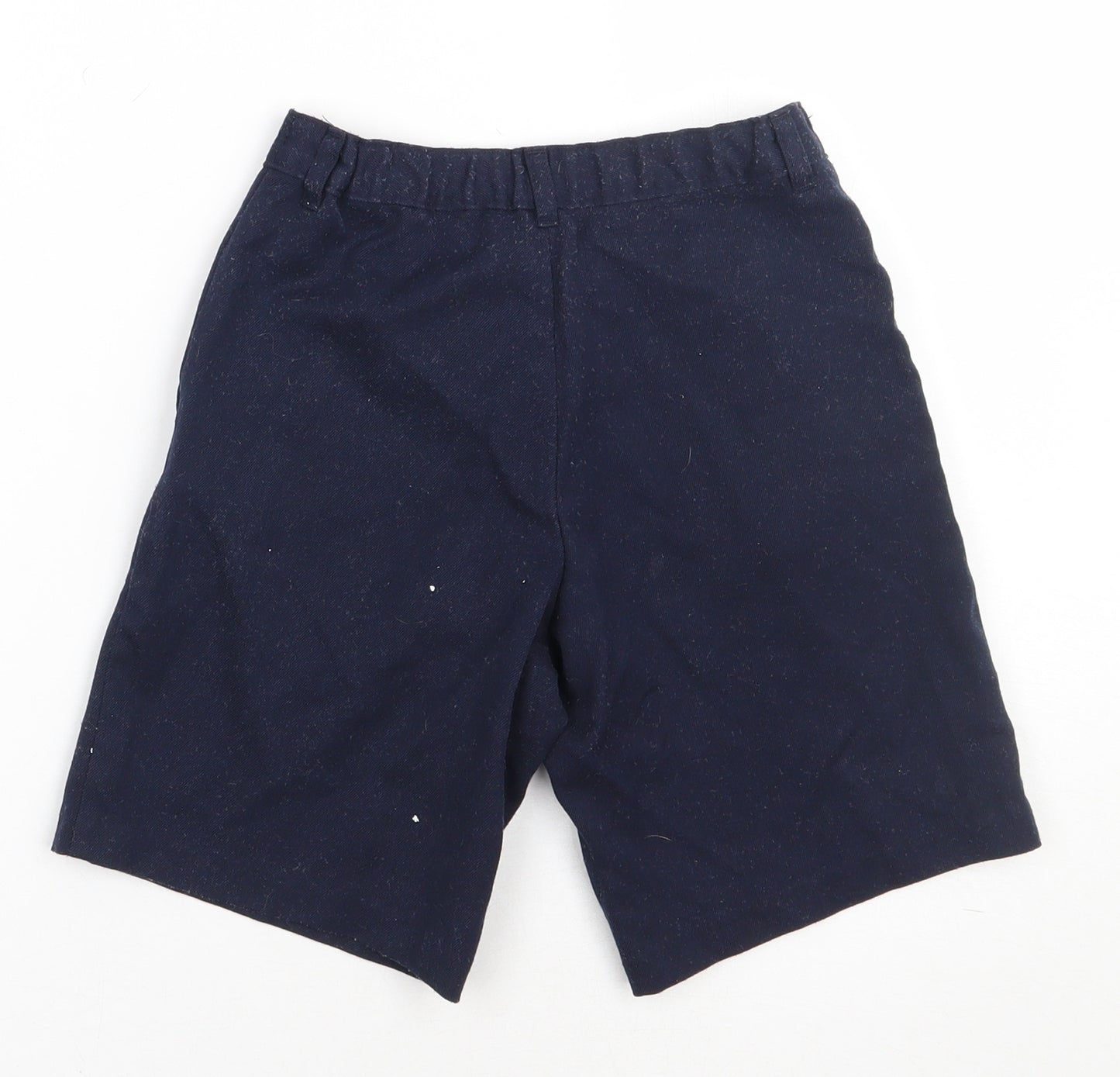 George Boys Blue  Polyester Bermuda Shorts Size 8-9 Years  Regular Hook & Eye - school Wear