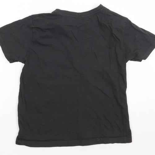 Primark Boys Grey  Cotton Basic T-Shirt Size 7-8 Years Crew Neck Pullover - Gamer