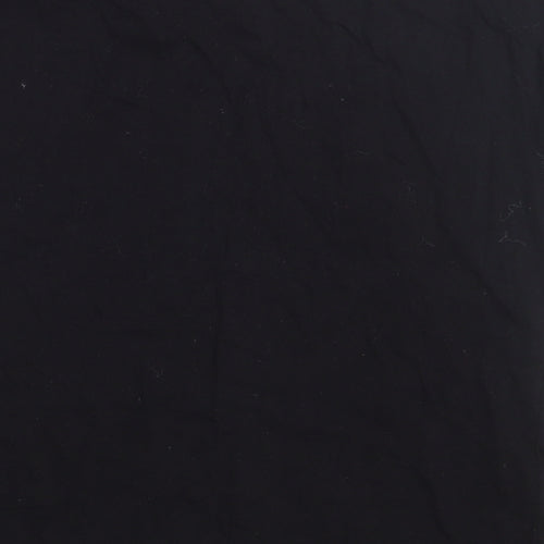 arass style Womens Black  Cotton Basic T-Shirt Size L Crew Neck