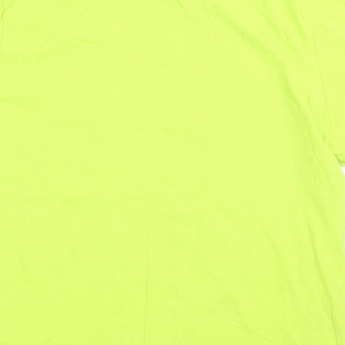 Primark Mens Green  Cotton  T-Shirt Size XL Crew Neck  - Rick & Morty