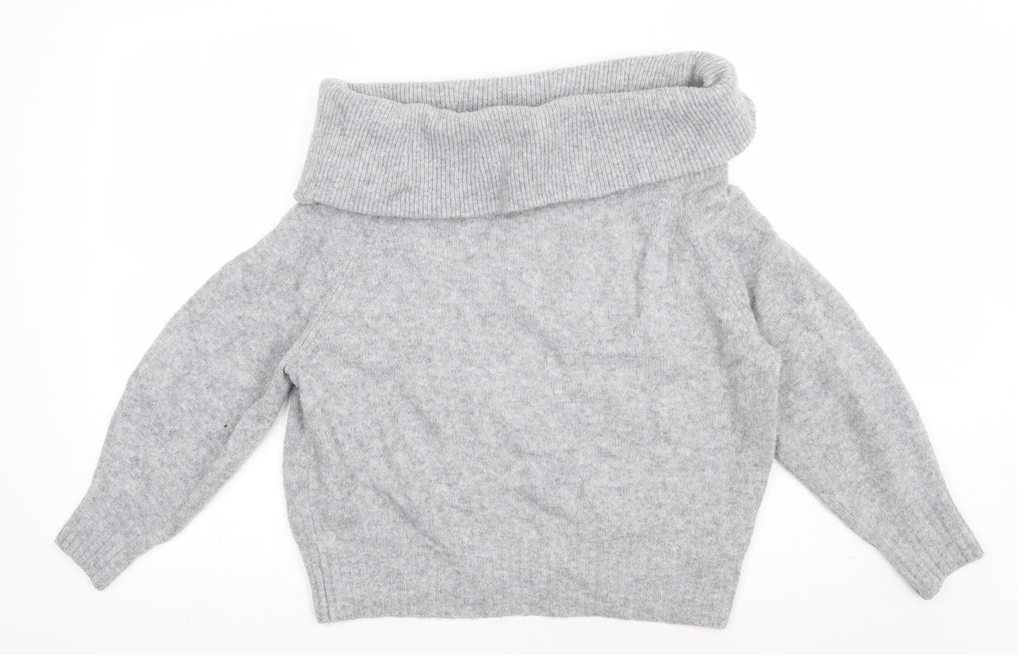 H&M Womens Grey  Acrylic Pullover Sweatshirt Size XL  Pullover