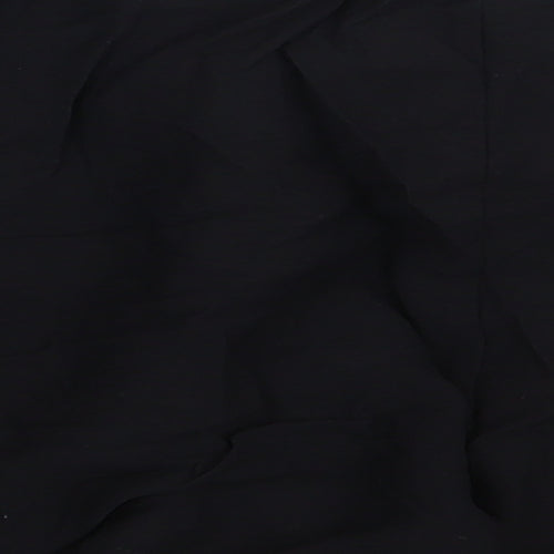 amesun Womens Black  Cotton Paperbag Shorts Size 4XL  Regular