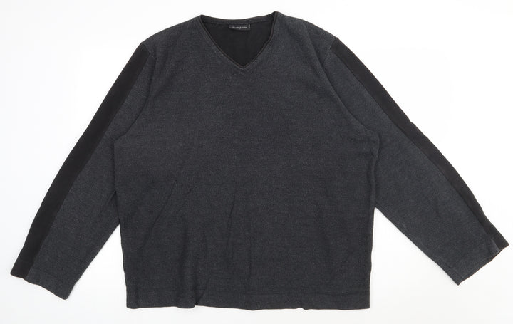 Burton Mens Grey  Cotton Pullover Sweatshirt Size L