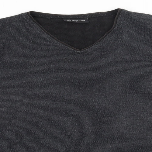 Burton Mens Grey  Cotton Pullover Sweatshirt Size L