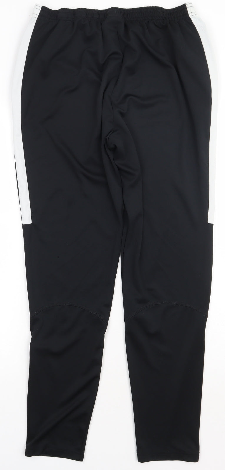 Nike Mens Black  Polyester Jogger Trousers Size M L30 in Regular Tie