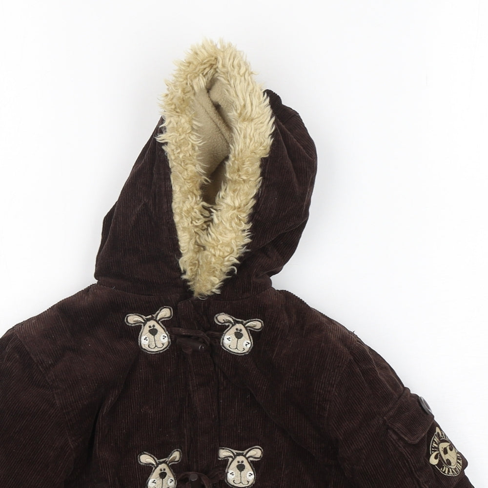 Baby Mac Boys Brown   Basic Coat Coat Size 12-18 Months