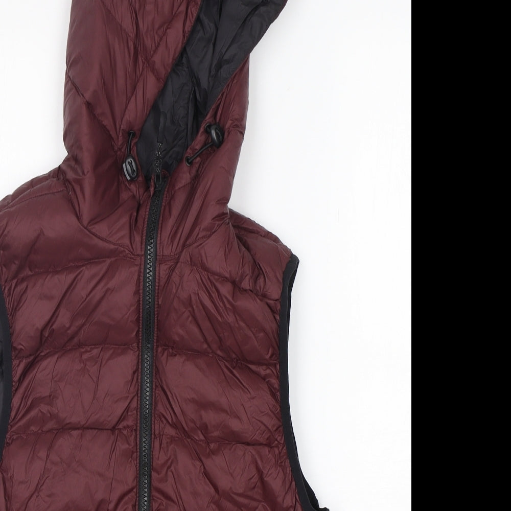 NEXT Mens Purple   Gilet Coat Size XS