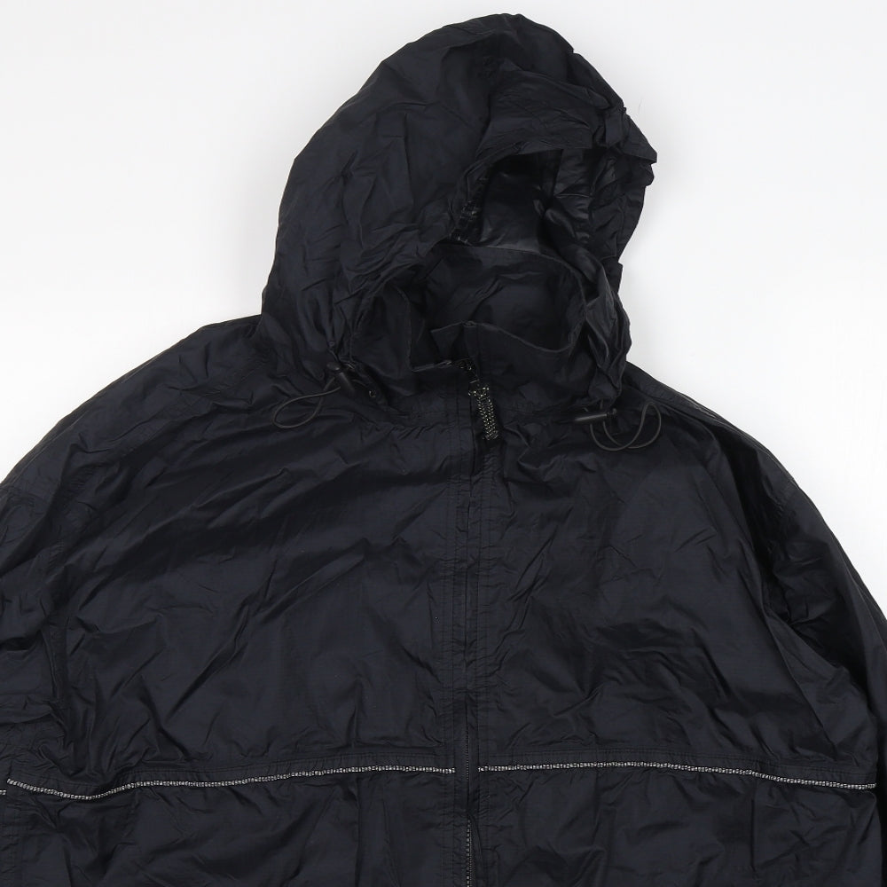 Peter Storm Mens Black   Windbreaker Jacket Size L