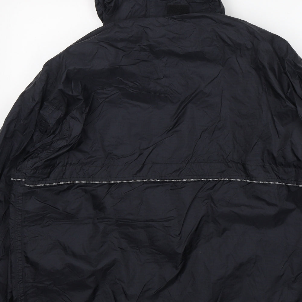 Peter Storm Mens Black   Windbreaker Jacket Size L