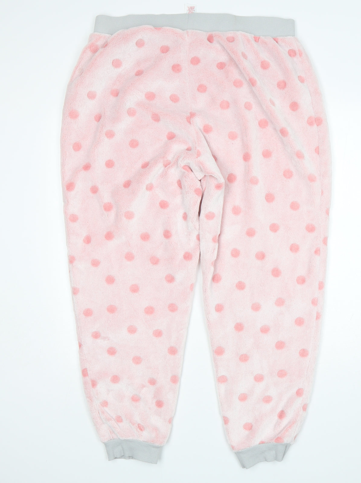Disney  Womens Pink Polka Dot Polyester  Pyjama Pants Size XL