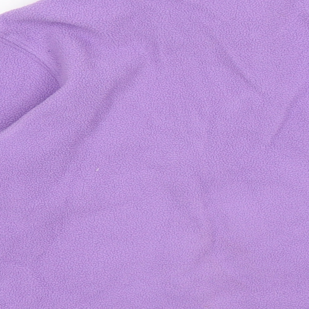 Preworn Girls Purple  Polyester Pullover Jumper Size 12-18 Months