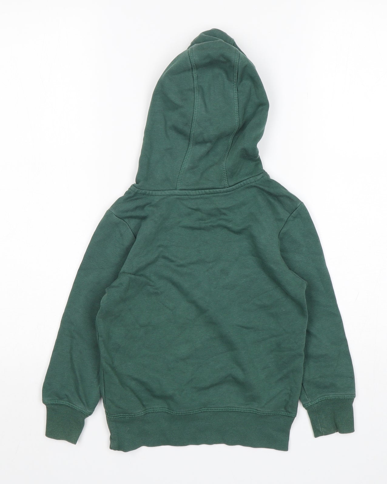 George Boys Green  Cotton Pullover Hoodie Size 4-5 Years