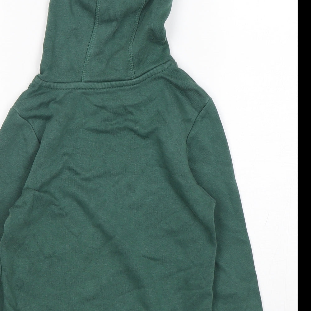 George Boys Green  Cotton Pullover Hoodie Size 4-5 Years