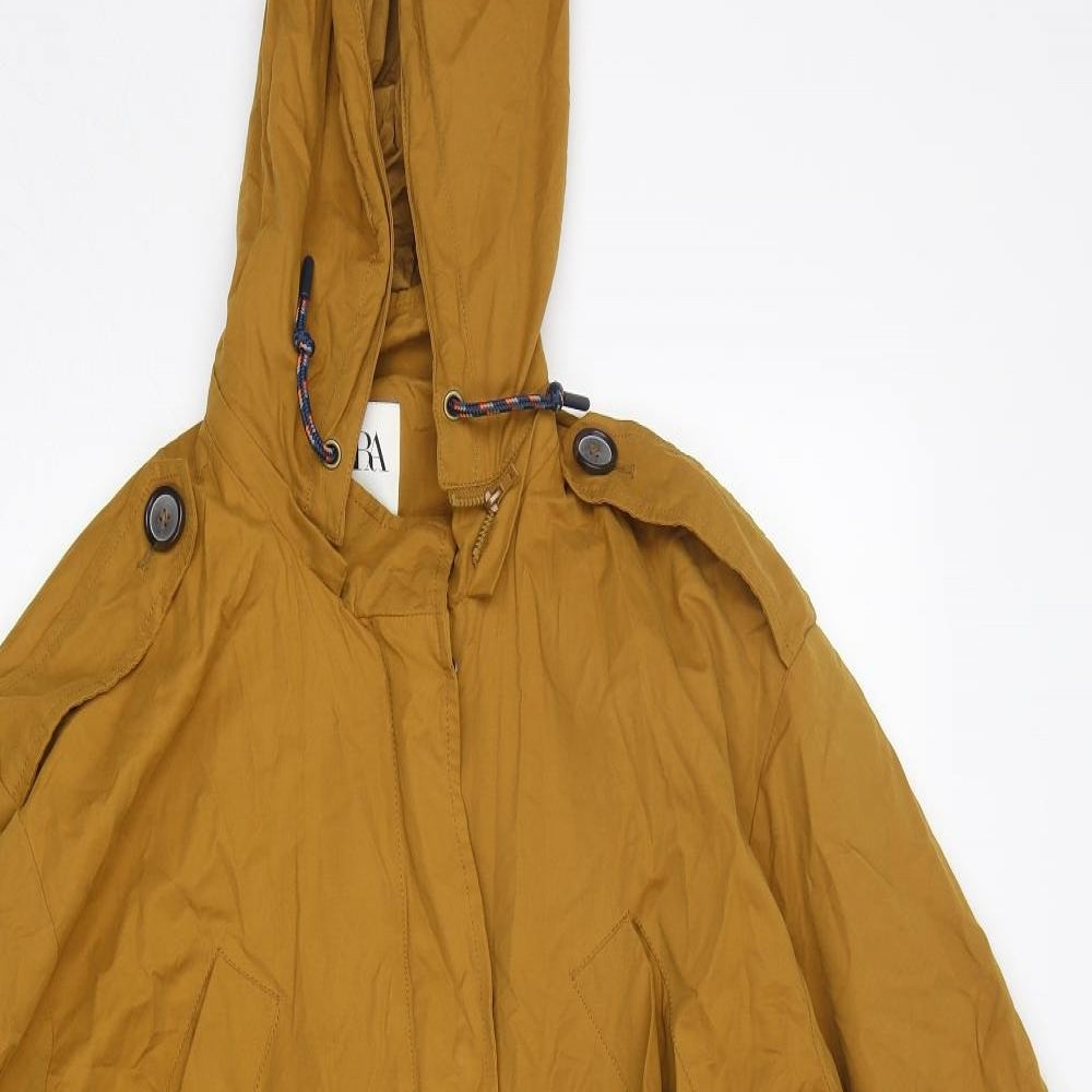 Zara Womens Brown   Parka Coat Size S