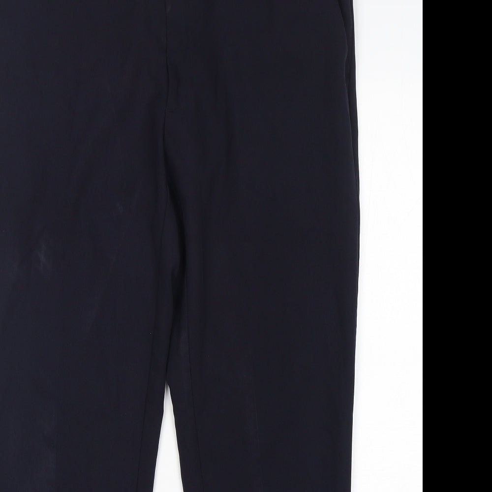M&S Mens Blue  Polyester Trousers  Size 38 L29 in Regular