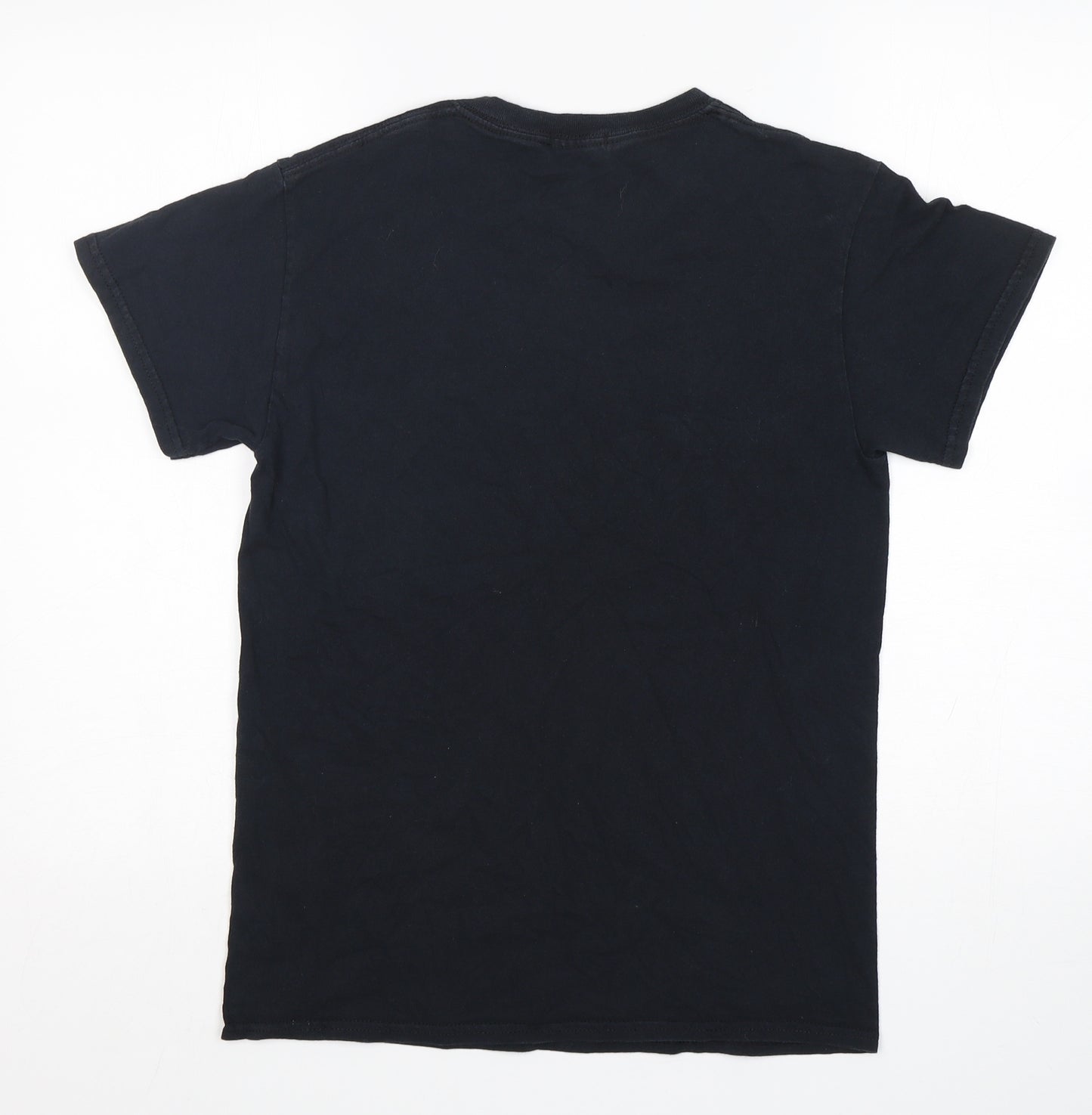 Boohoo Womens Black   Basic T-Shirt Size S Round Neck