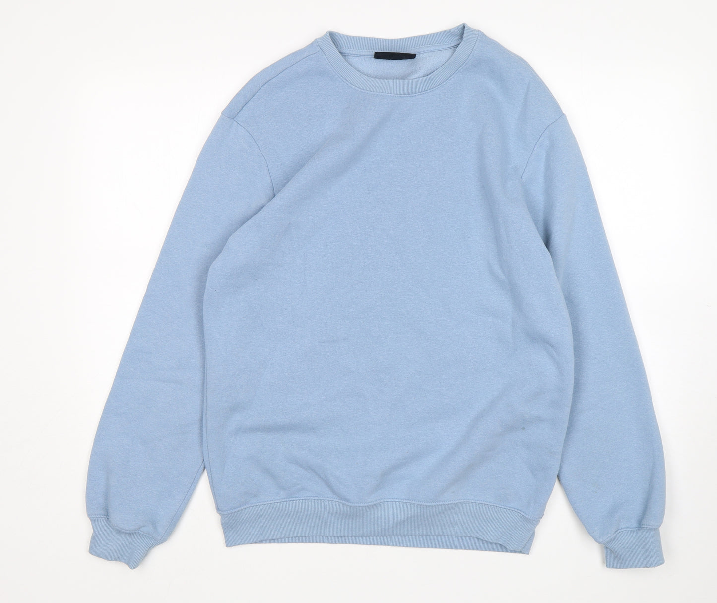 H&M Womens Blue  Cotton Pullover Sweatshirt Size S