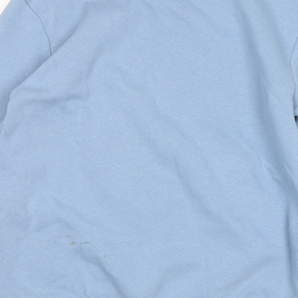 H&M Womens Blue  Cotton Pullover Sweatshirt Size S