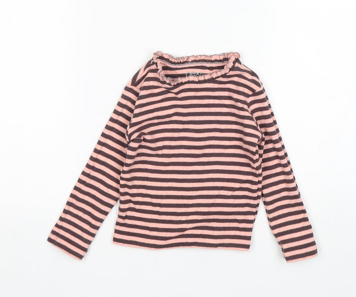 NEXT Baby Multicoloured Striped Cotton Pullover Jumper Size 18-24 Months
