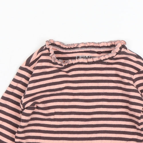 NEXT Baby Multicoloured Striped Cotton Pullover Jumper Size 18-24 Months