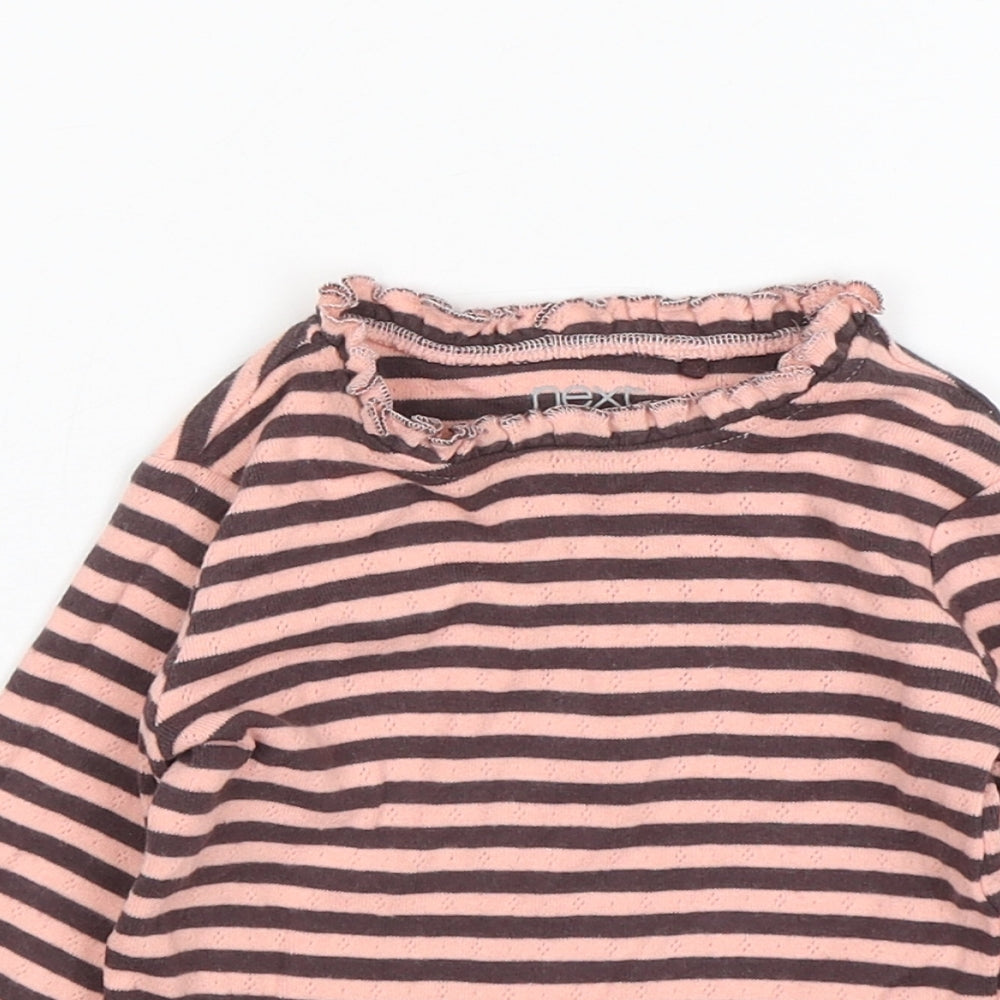 NEXT Baby Multicoloured Striped Cotton Pullover Jumper Size 18-24 Months