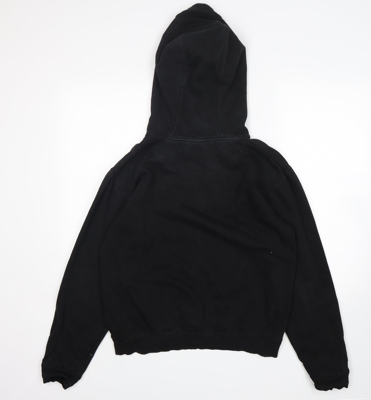 Beck & Hersey Womens Black  Cotton Pullover Hoodie Size 12