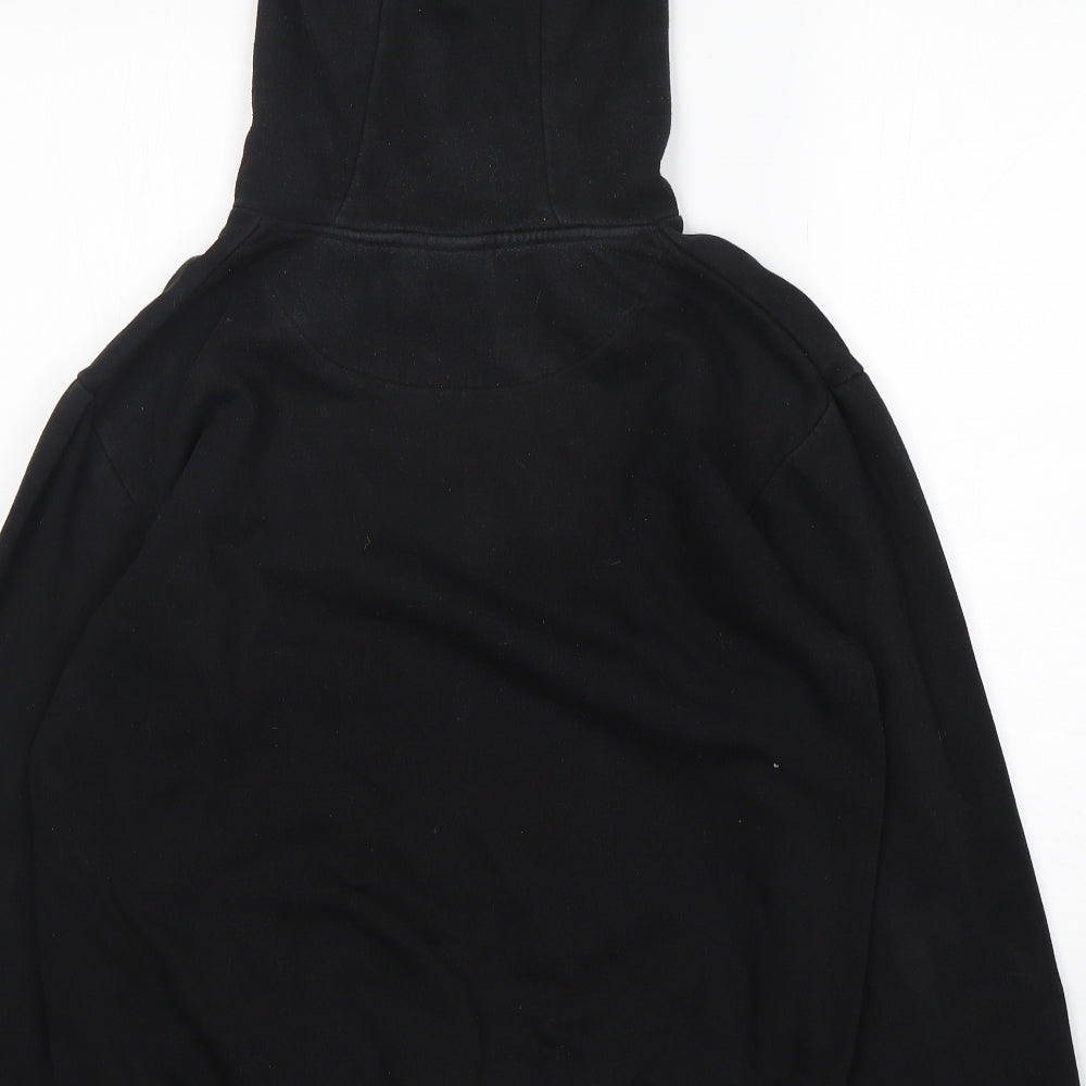 Beck & Hersey Womens Black  Cotton Pullover Hoodie Size 12