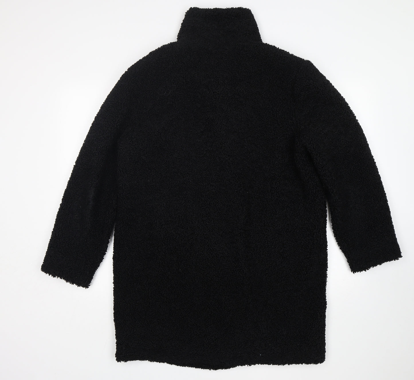 F&F Womens Black   Overcoat Coat Size 10
