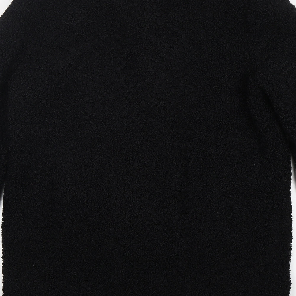 F&F Womens Black   Overcoat Coat Size 10