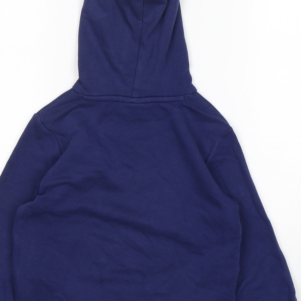 PUMA Boys Blue  Cotton Pullover Hoodie Size 5-6 Years   - Sonic The Hedgehog