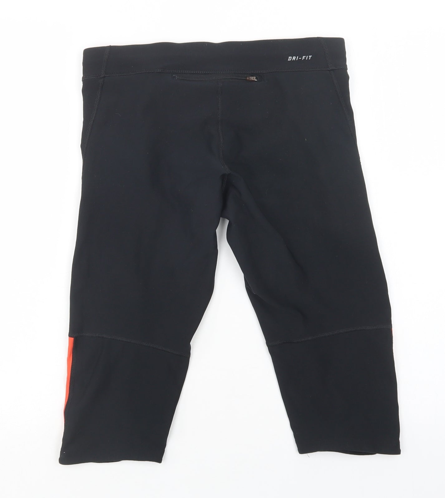 Nike Womens Black  Polyester Compression Leggings Size M L18 in Regular Drawstring