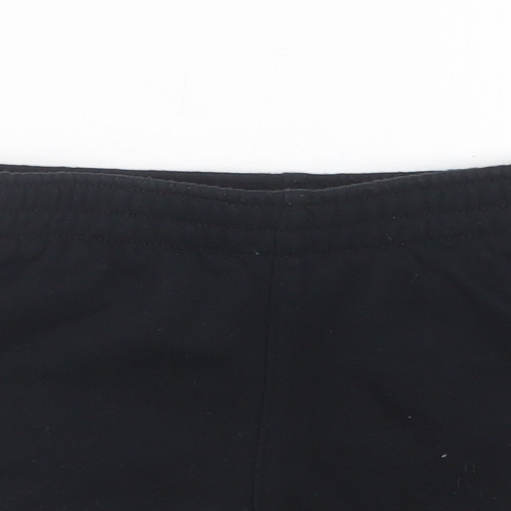 Nike Girls Black  Cotton Sweat Shorts Size 2 Years  Regular