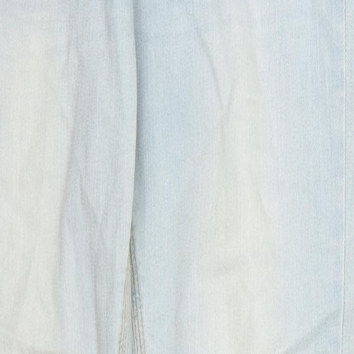 Papaya Womens Blue  Cotton Skinny Jeans Size 10 L31 in Regular Button