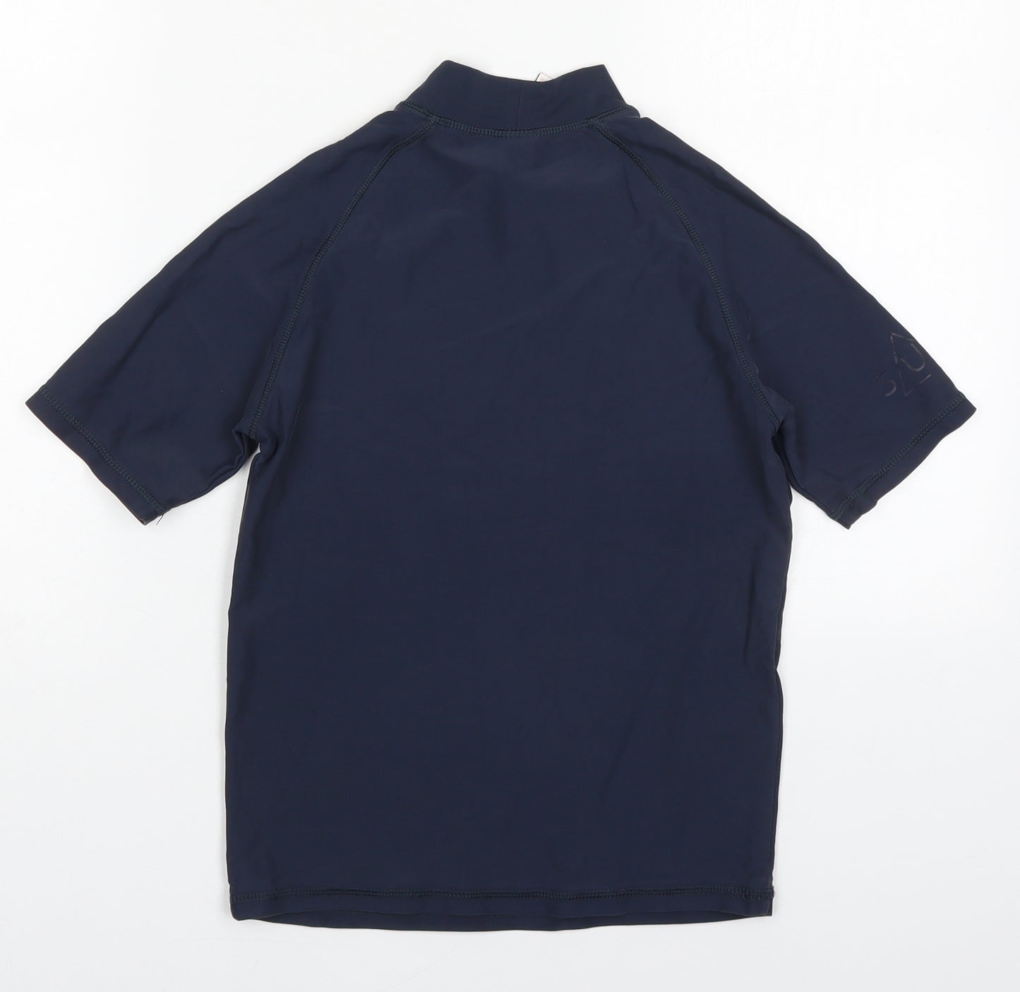 NEXT Boys Blue  Nylon Basic T-Shirt Size 10 Years Round Neck Pullover